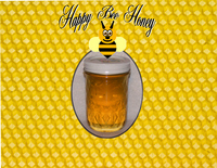 Honey_jar_half_pint__on_wax_foundation_bkgrd